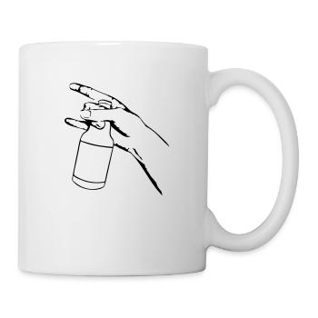 Heavy Metal Bier - Tasse - Weiß - Rechts