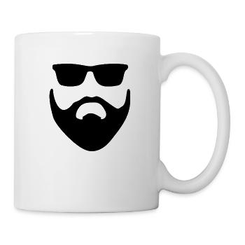 barbe - Mug blanc - blanc - Droite