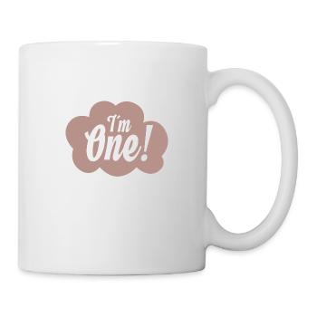 I'm One / Birthday / One / Kids / Gift - Mug - white - Right