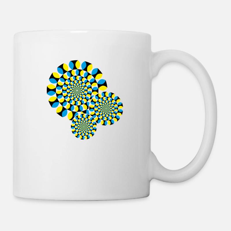 Illusion d'optique - Mug blanc - blanc