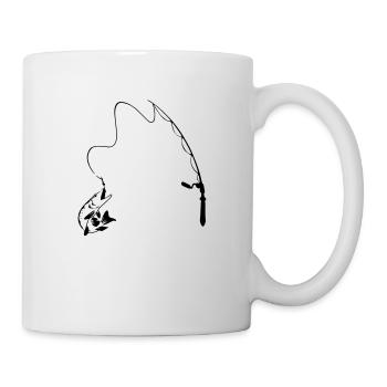 Rute & Hecht - Tasse - Weiß - Rechts
