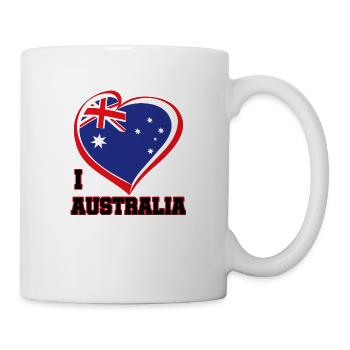 J'aime l'AUSTRALIE - Mug blanc - blanc - Droite