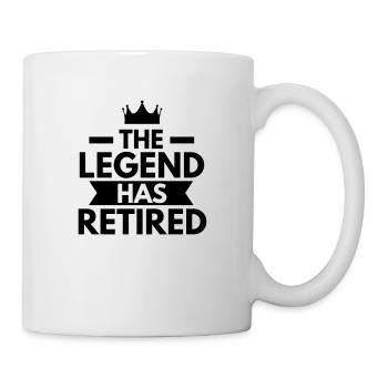 The Legend Has Retired - Tasse - Weiß - Rechts