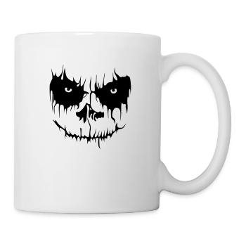 Masque Effrayant - Mug blanc - blanc - Droite