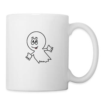 Gespenst - Tasse - Weiß - Rechts