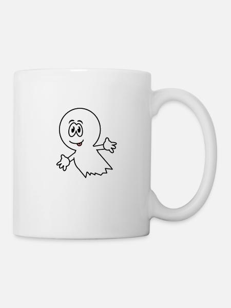 Gespenst - Tasse - Weiß