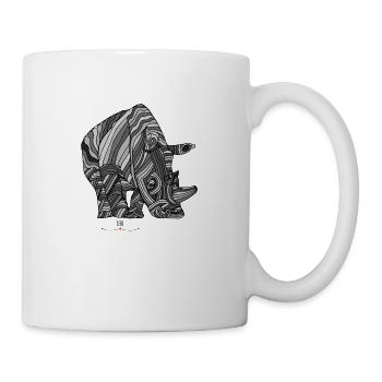 Nashörner sind wie Einhörner... nur dicker - Tasse - Weiß - Rechts