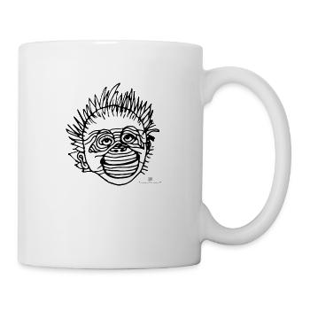 Seltene Waldmenschen - Tasse - Weiß - Rechts