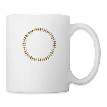 Gegen Rassismus - Tasse - Weiß - Rechts