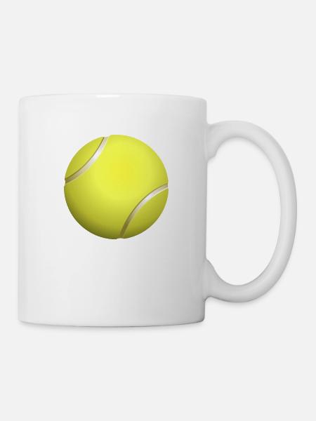 Tennis ball - Mug - white