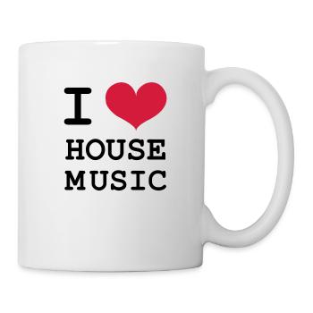 I Love House Music! - Mug - white - Right