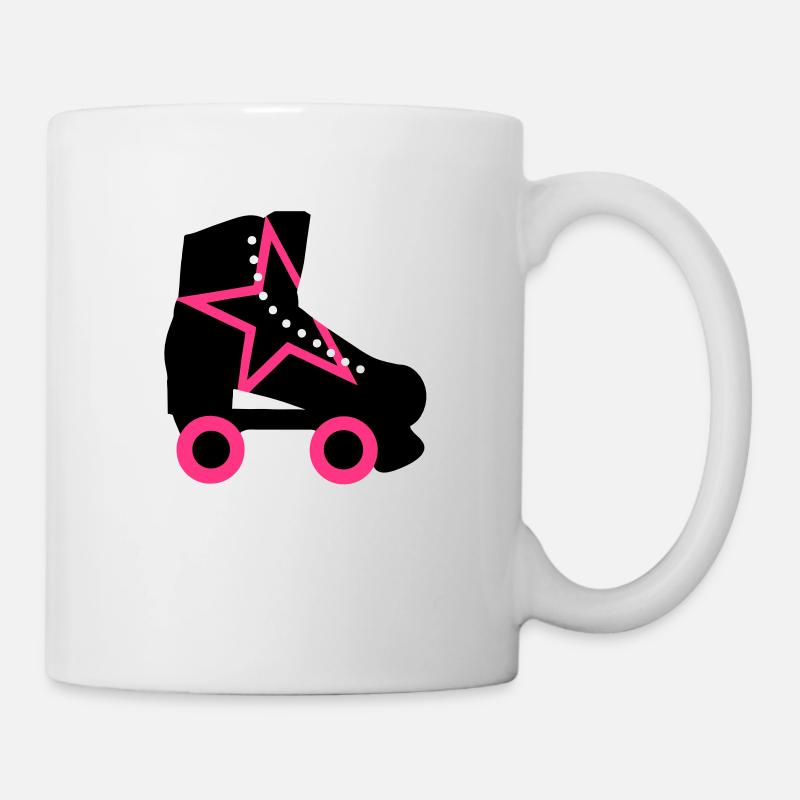 rollschuh - Tasse - Weiß