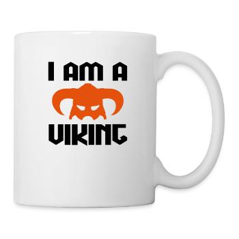 Ich bin ein Wikinger-cooles Zitat - Tasse - Weiß - Rechts