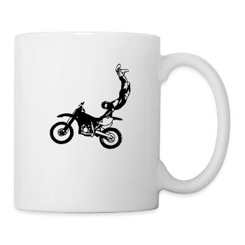 FMX Freestyler - Tasse - Weiß - Rechts