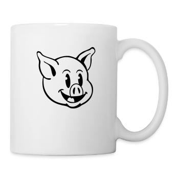 pig_comic_t1 - Mug blanc - blanc - Droite