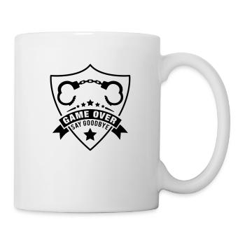 game_over_say_goodbye__f1 - Tasse - Weiß - Rechts