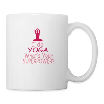 Yoga - Tasse - Weiß - Rechts