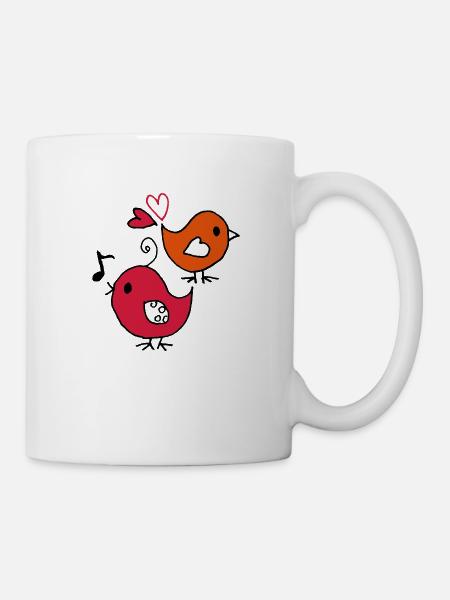moineaux - Mug blanc - blanc