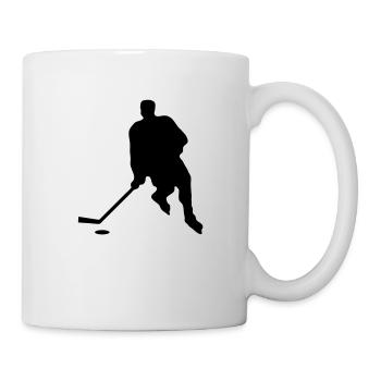 hockey sur je gèle - Mug blanc - blanc - Droite