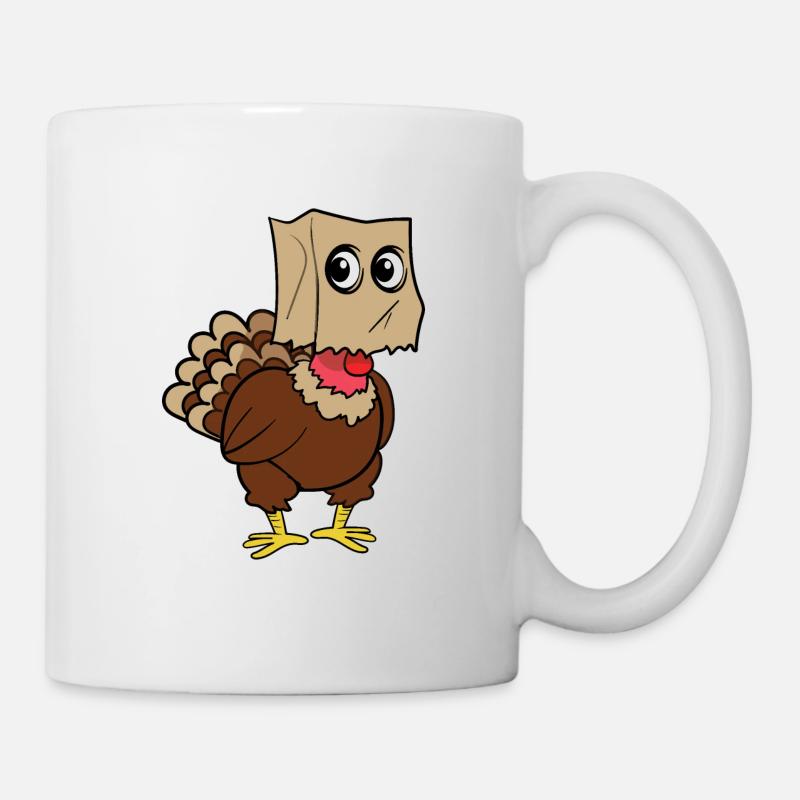 Lustiger Niedlicher Cooler Truthahn Pute - Tasse - Weiß