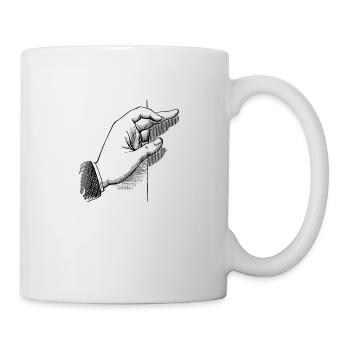 Main - Mug blanc - blanc - Droite