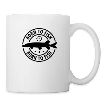 born_to_fish__f1 - Mug blanc - blanc - Droite