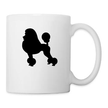 Poodle dog - Mug - white - Right