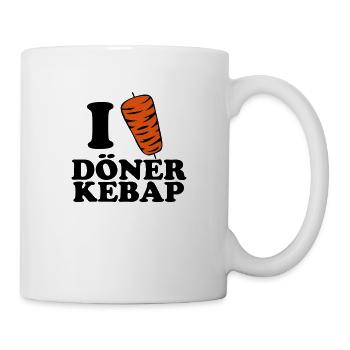 Döner - Tasse - Weiß - Rechts