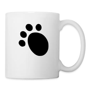 kizombear back - Tasse - Weiß - Rechts