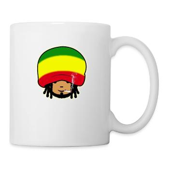 2 Rastaman - Tasse - Weiß - Rechts