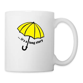it's a long story / Umbrella - Mug - white - Right
