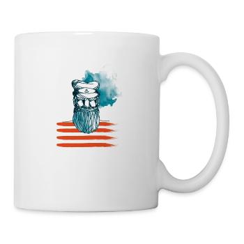 Der alte Seebär - Maritim Serie von AP-Design - Tasse - Weiß - Rechts