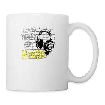 House DJ Music House - Tasse - Weiß - Rechts