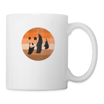 Panda - Tasse - Weiß - Rechts