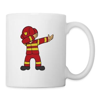 Dabbing Dab Firefighter - Mug - white - Right