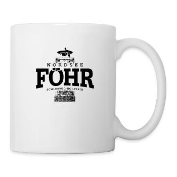 Fohr mer du Nord (noir) - Mug blanc - blanc - Droite
