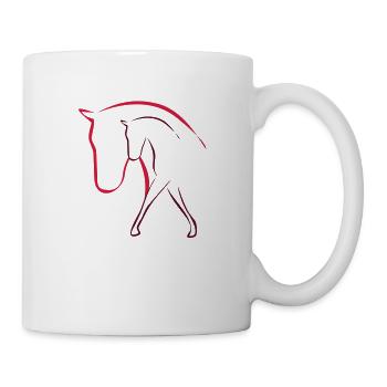cheval - Mug blanc - blanc - Droite