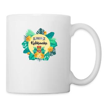 Cadeau drôle de Noël de masque à l'ananas d'Hawaï - Mug blanc - blanc - Droite