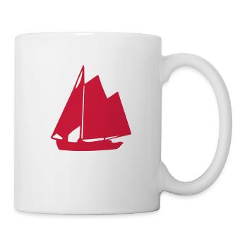 voilier8 Boot Boot Boot barca barco - Tasse - Weiß - Rechts