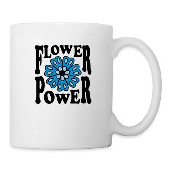 Flower power fleurir Woodstock Fleur Hippie 70 S - Mug blanc - blanc - Droite
