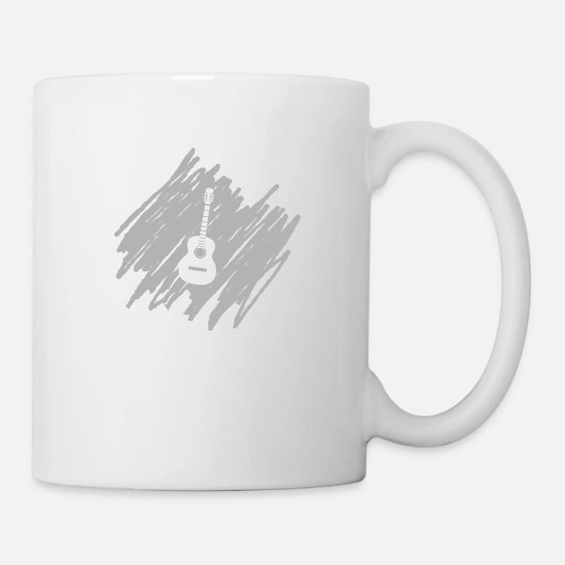 guitar - Mug - white