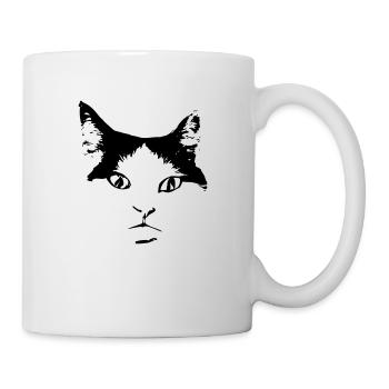 Katze - Tasse - Weiß - Rechts