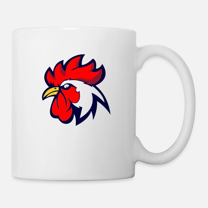 coq - Mug blanc - blanc