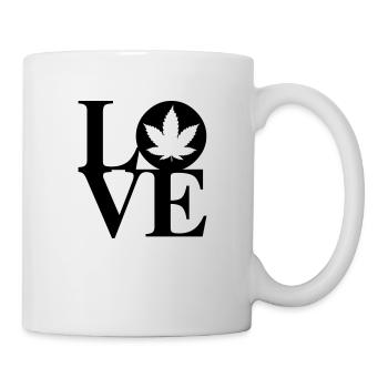 Cannabis Love Art - Mug - white - Right