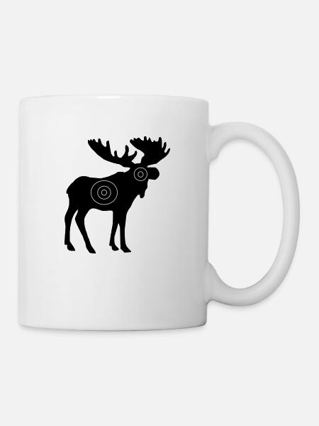 Elch - Tasse - Weiß