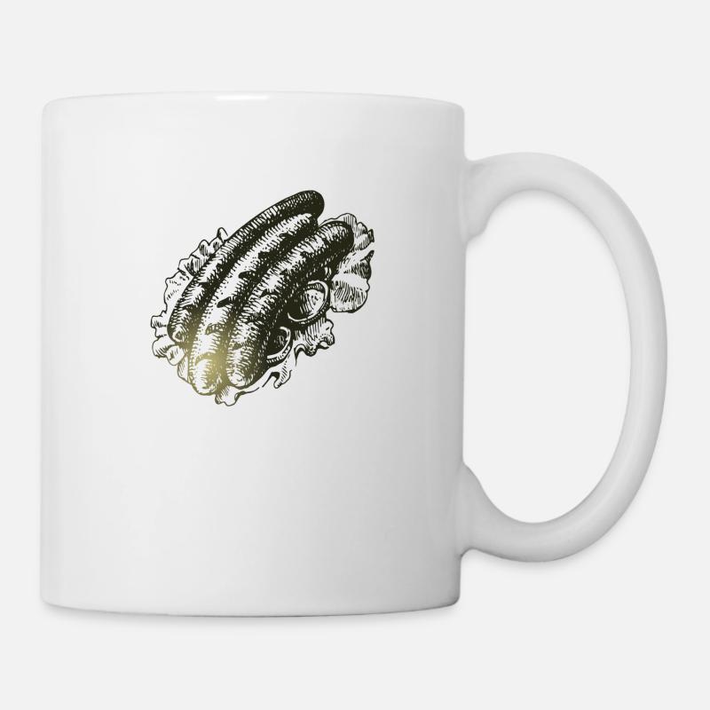saucisse - Mug blanc - blanc