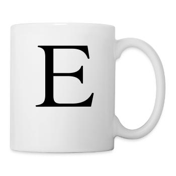 e - Tasse - Weiß - Rechts