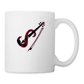 electric violin_v1 - Mug - white - Right
