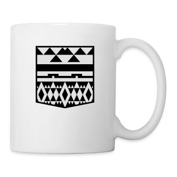 Brusttasche Hipster - Tasse - Weiß - Rechts