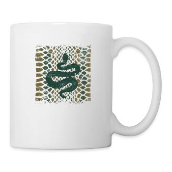 Snake Pattern Vintage Corn Snake Animal Gift - Mug - white - Right